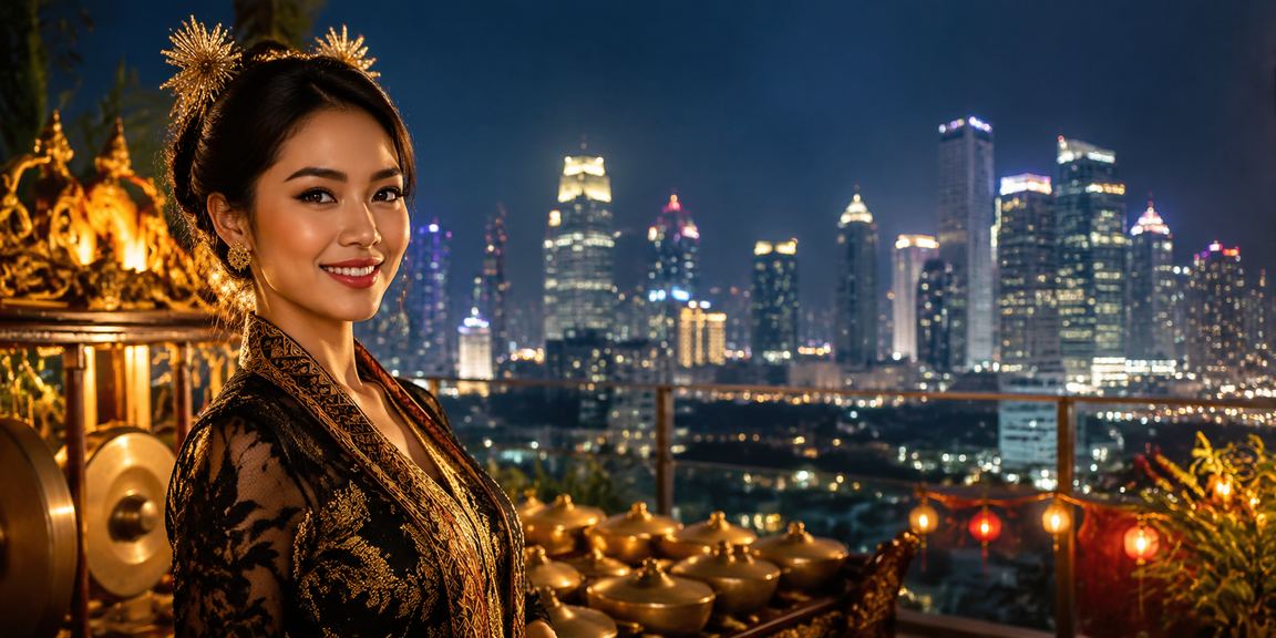 Pemandangan suasana pendaftaran bonus di festival Vietnam