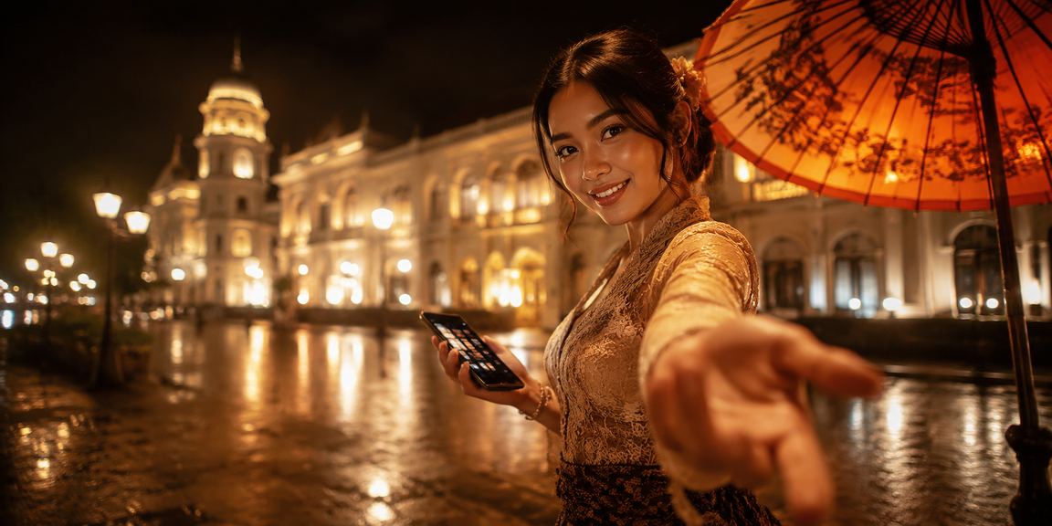 Meja taruhan casino dengan pemain fokus pada permainan